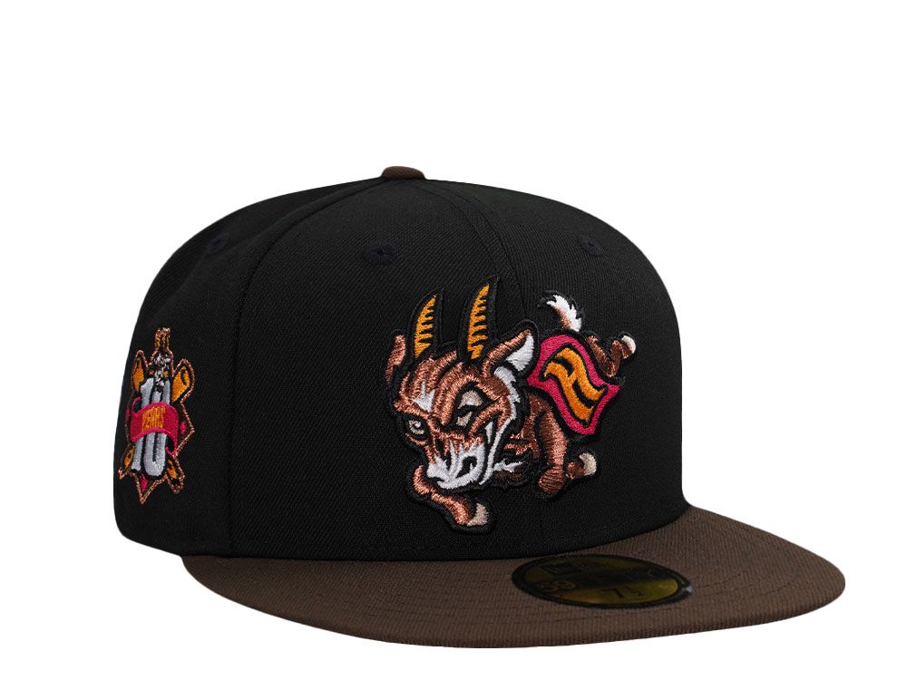 Embroidered Goat Snapback Cap