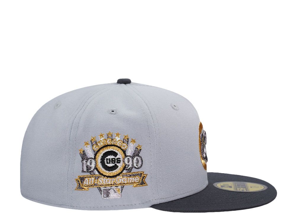 Gray & Black Bear Embroidered Snapback Cap
