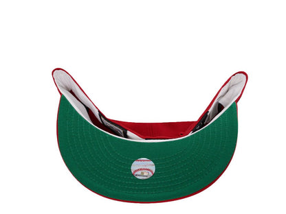 Red Southside Embroidered Snapback Cap