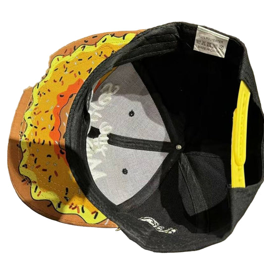 The Munchies Yellow Donut Snapback Hat