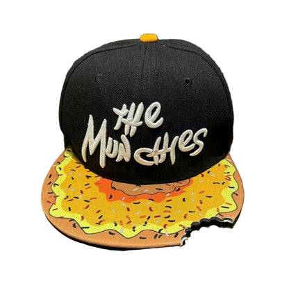 The Munchies Yellow Donut Snapback Hat